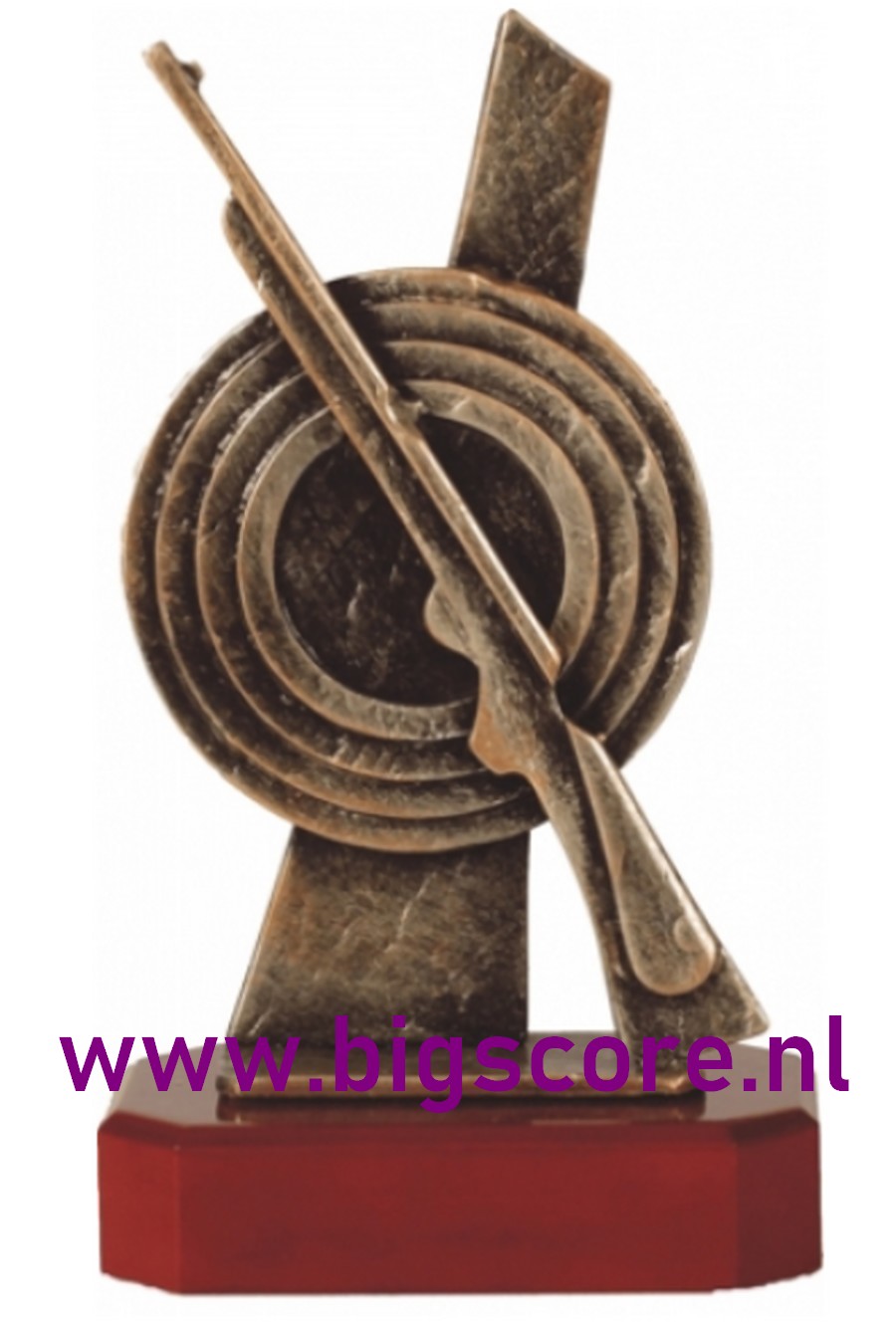 Schieten Kleiduif Metaalbeeld BEL256